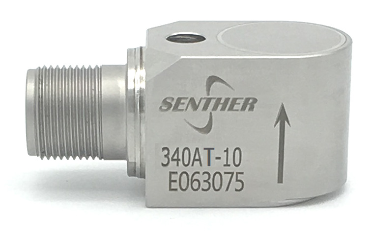 SENTHER 340AT-80侧出线温振一体加速度传感器